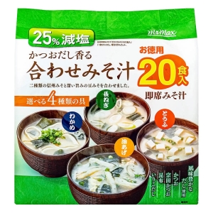 お徳用合わせみそ汁 減塩 20食入