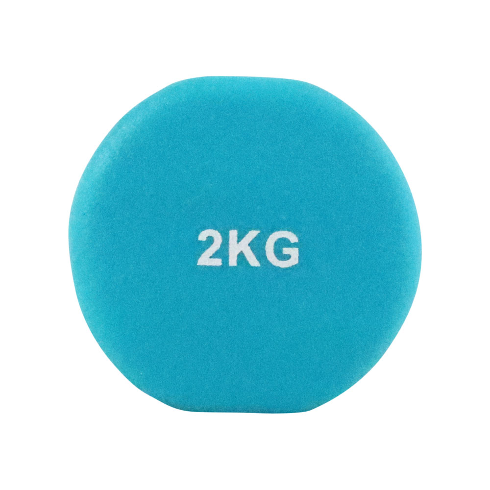 すべりにくいダンベル 2kg ミントグリーン