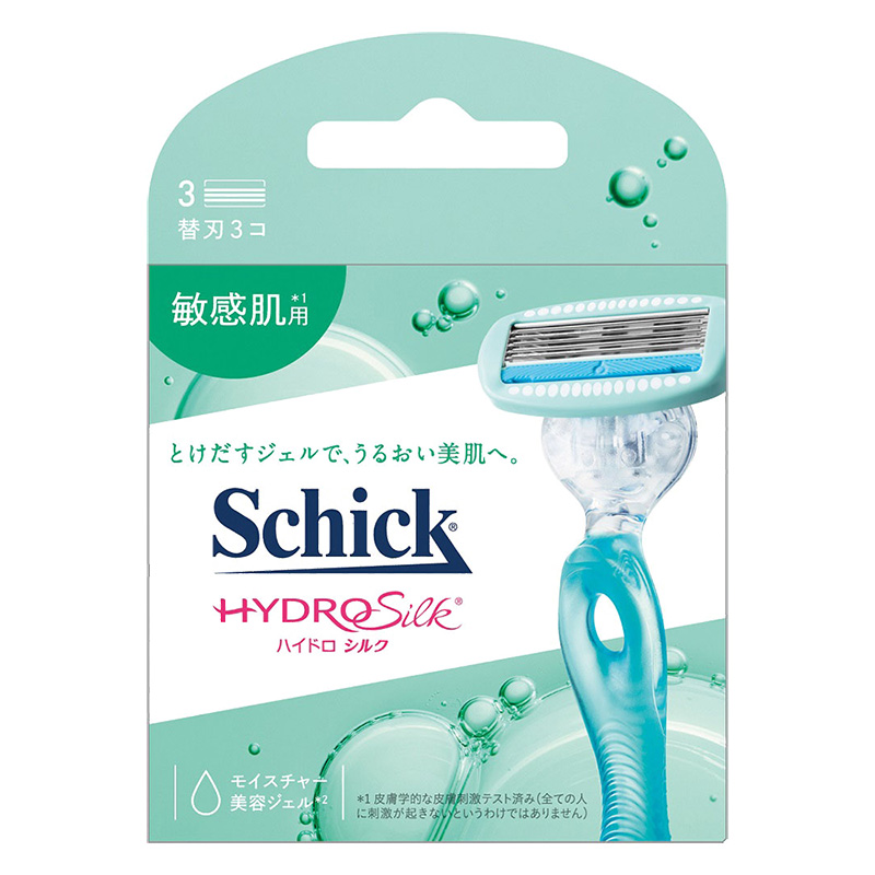 カミソリ用替刃 ハイドロシルク 敏感肌用 替刃(3コ入)