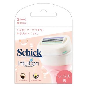 カミソリ用替刃 イントゥイション しっとり肌 替刃(3コ入)