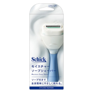 モイスチャーソープシェーバー ホルダー(刃付き+替刃1コ)