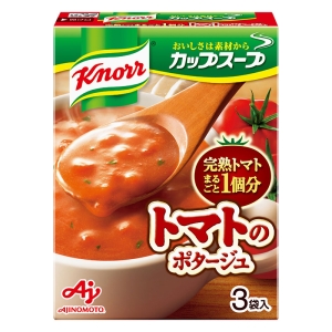 クノール カップスープ 完熟トマトまるごと1個分使ったポタージュ 3袋入