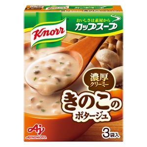 クノール カップスープ ミルク仕立きのこポタージュ 3袋入