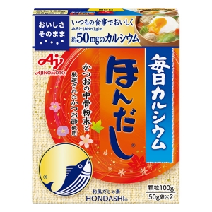 ほんだし 毎日カルシウム・ほんだし 箱 100g