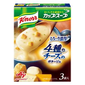 クノール カップスープ 4種のチーズのとろ~り濃厚ポタージュ 3袋入