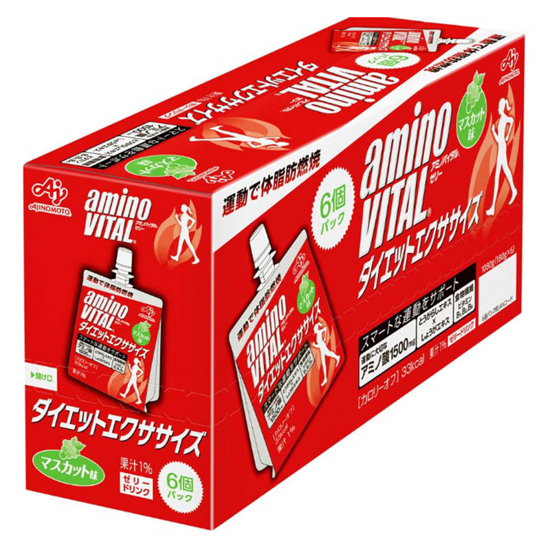 アミノバイタル ゼリードリンク ダイエットエクササイズ 180g×6個入 （6個）