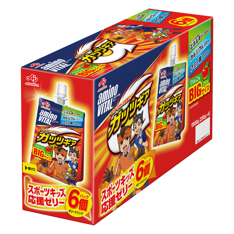 アミノバイタル ゼリードリンク ガッツギア りんご味 6個入り （6個）