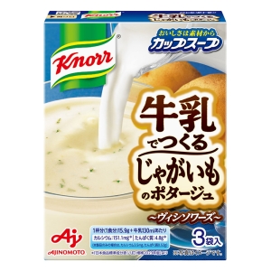 クノール カップスープ 牛乳でつくる じゃがいものポタージュ 3袋入