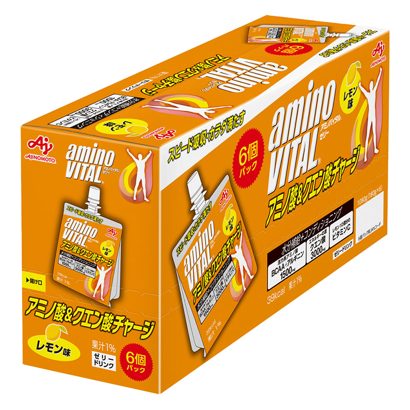 アミノバイタル ゼリードリンク アミノ酸&クエン酸チャージ 6個入り （6個）