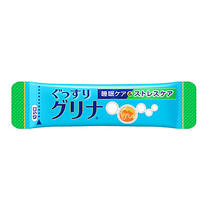 ぐっすりグリナ 睡眠ケア＆ストレスケア スティック 3本入【機能性表示食品】