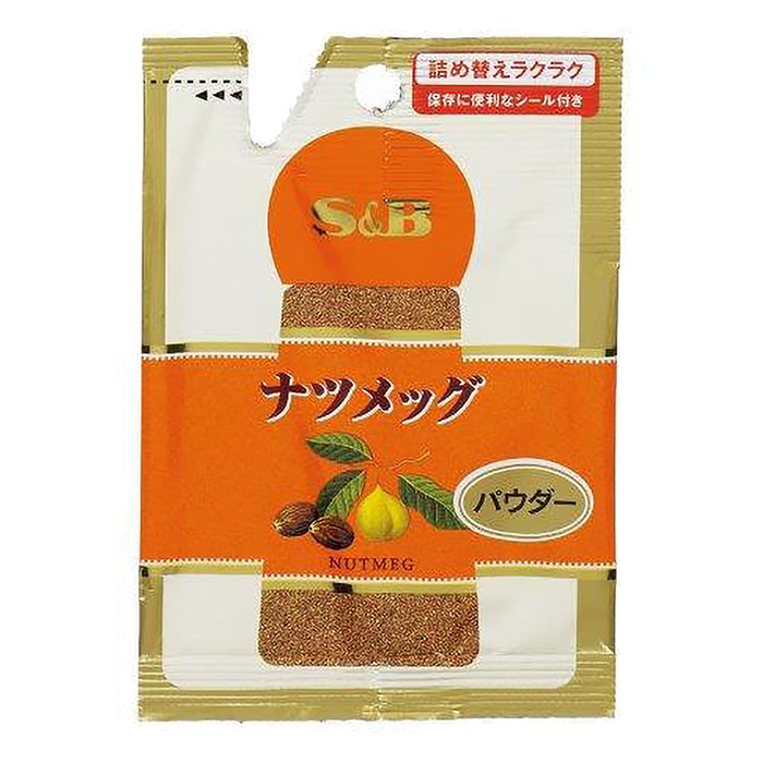 エスビー食品 S&B 袋入りナツメッグ(パウダー) 14g