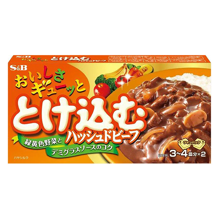おいしさギューッととけ込むハッシュドビーフ 140g