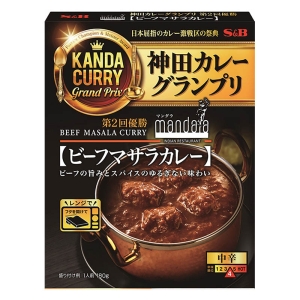 神田カレーグランプリ 180g マンダラビーフマサラカレーお店の中辛