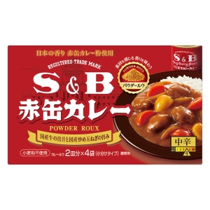 赤缶カレーパウダールウ 中辛 152g