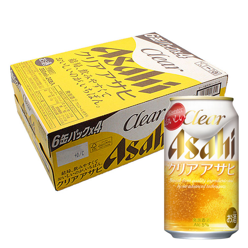 クリアアサヒ 5％ 1箱 350ml×24缶