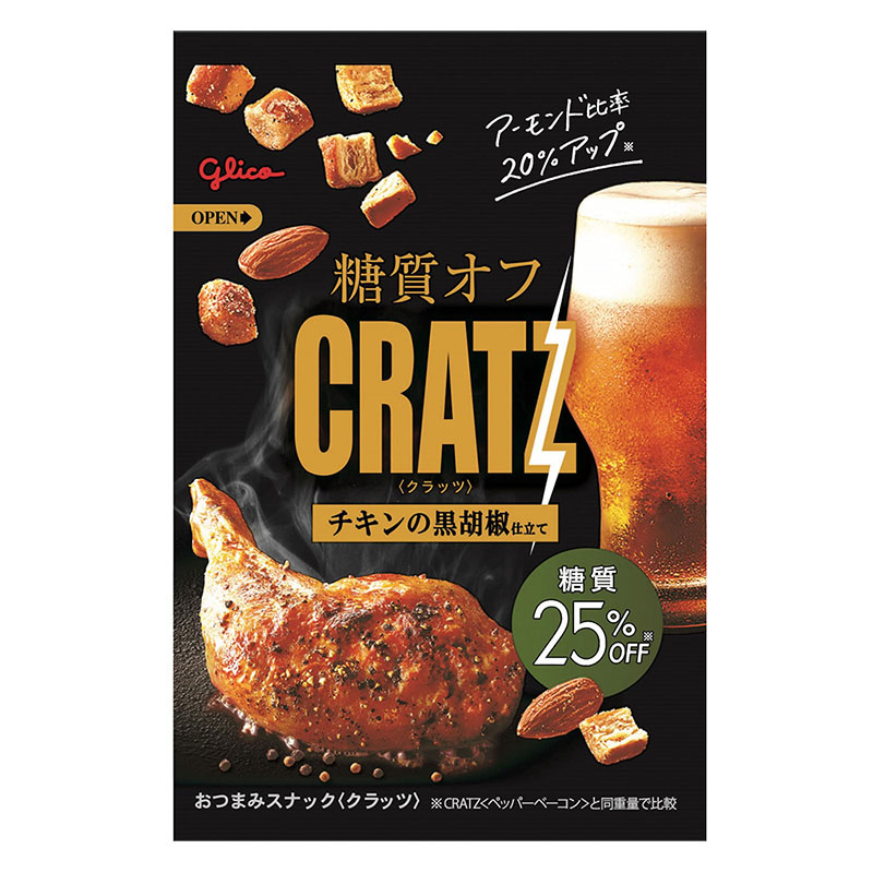 糖質オフクラッツ<チキンの黒胡椒仕立て> 1袋