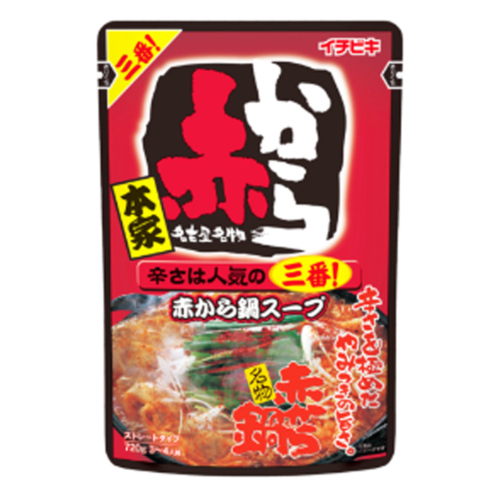 イチビキ ストレート赤から鍋スープ３番 720ｇ