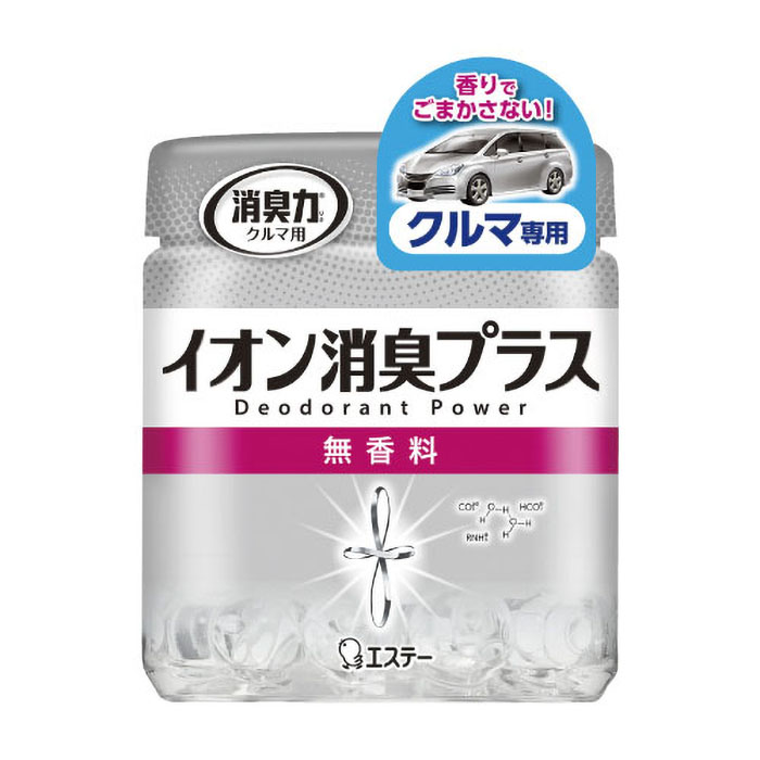 消臭力クリアビーズイオン消臭プラスクルマ用 90g 無香料