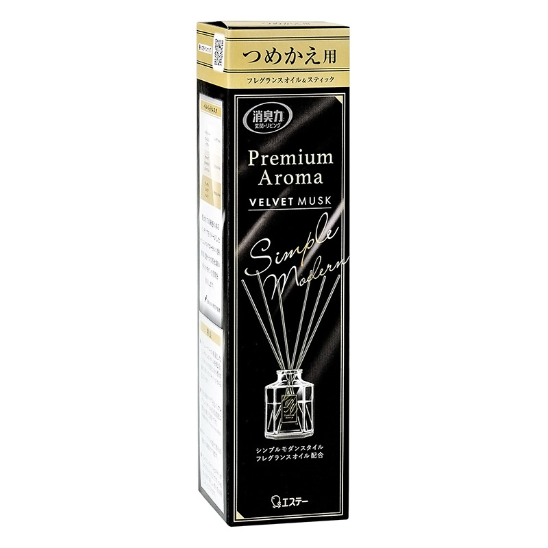 お部屋の消臭力[Premium Aroma Stick] 詰替 ベルベットムスク 50ml