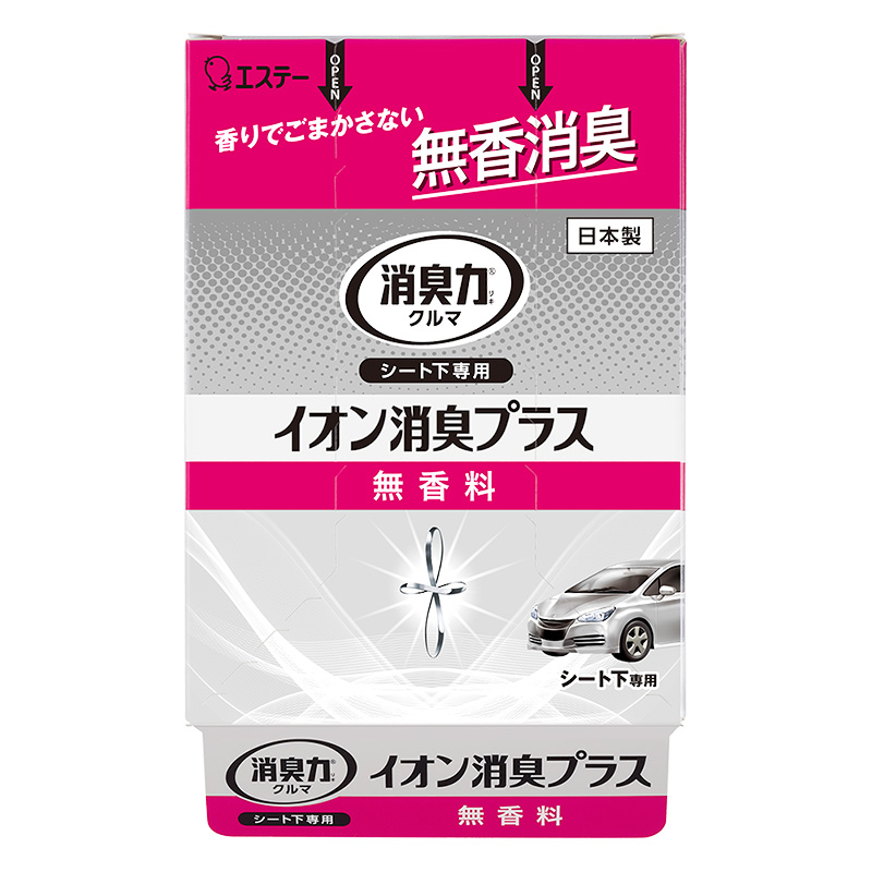 クルマの消臭力シート 下専用 イオン消臭プラス 200g 無香料