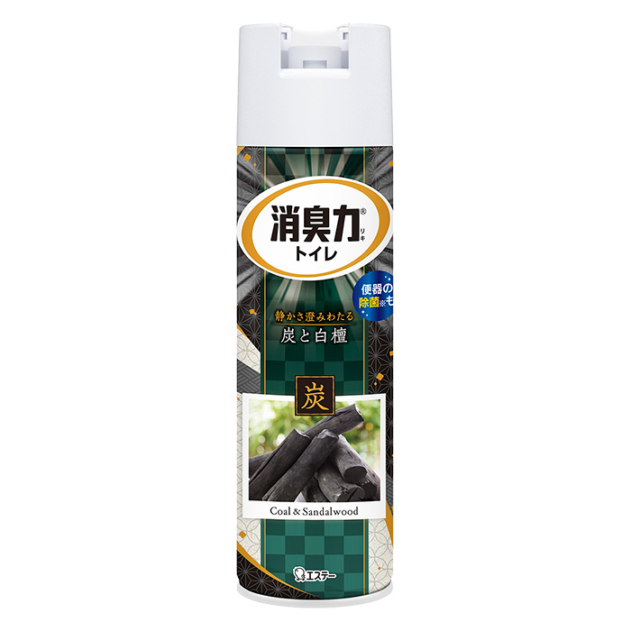 消臭力 トイレ用スプレー 炭と白檀 365ml