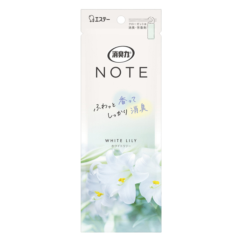 消臭力 NOTE クローゼット用 ホワイトリリー 1個