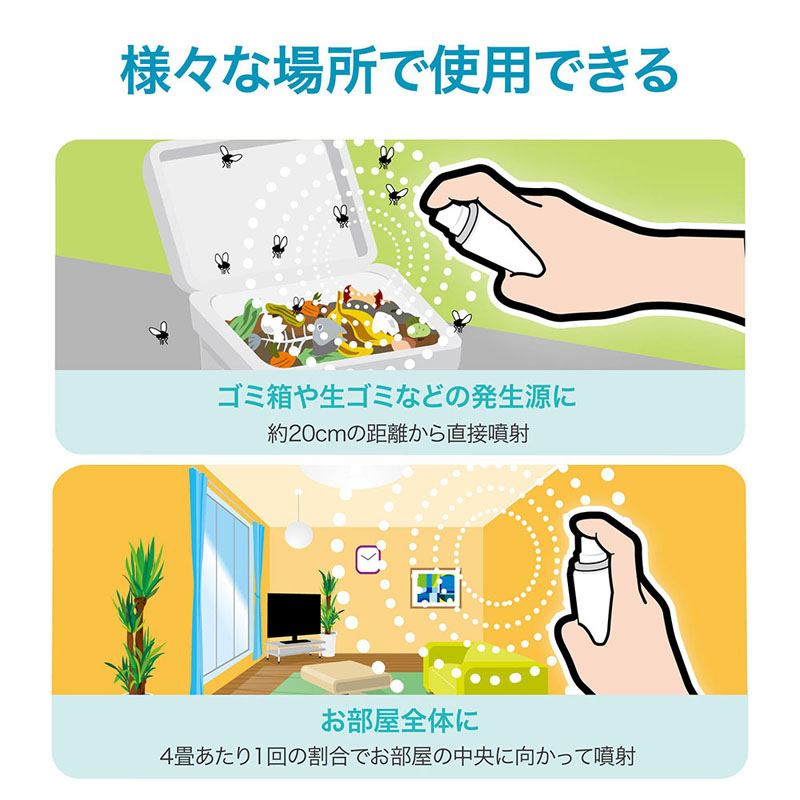おすだけコバエアーススプレー 60回分