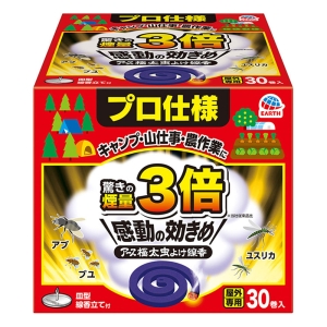 アース 極太 虫よけ線香 箱入 30巻