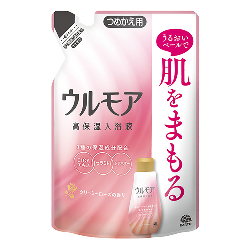 ウルモア高保湿入浴液 クリーミーローズ 詰め替え用 480ml