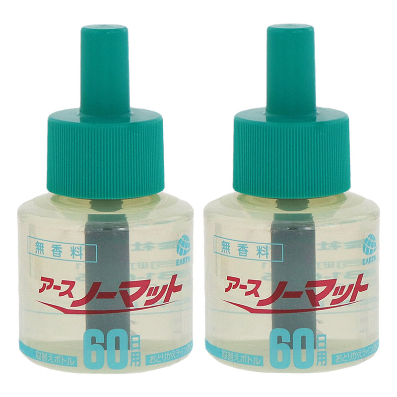 アースノーマット 取替えボトル 60日用 無香料 2本 45ml