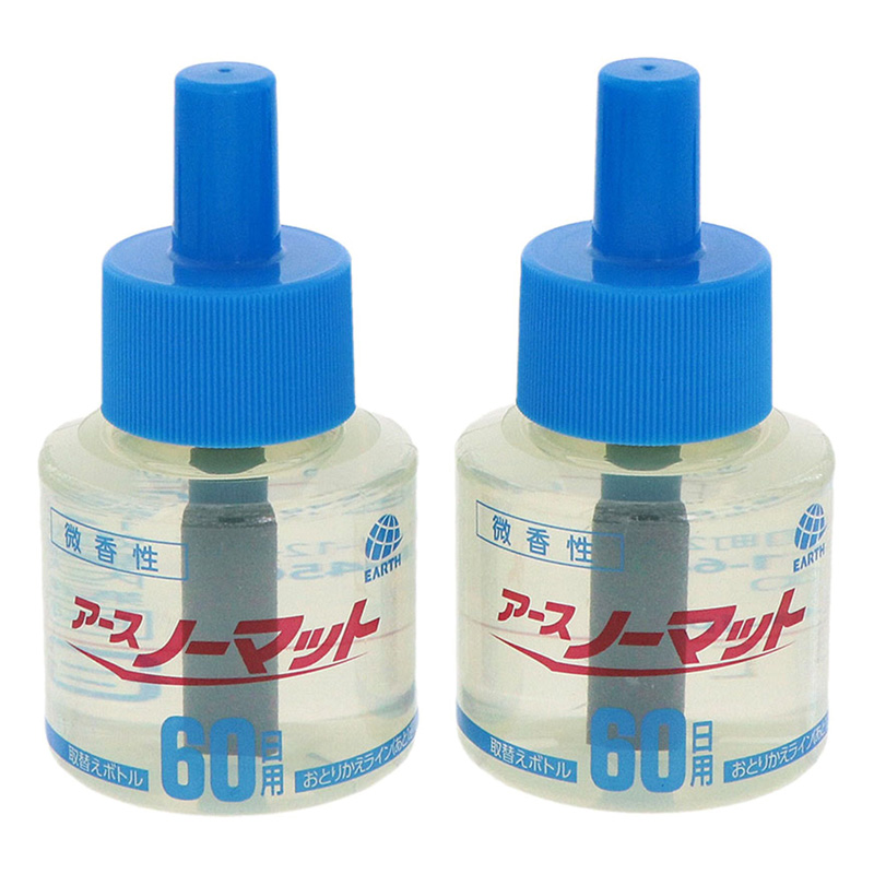 アースノーマット 取替えボトル 60日用 微香性 2本 45ml