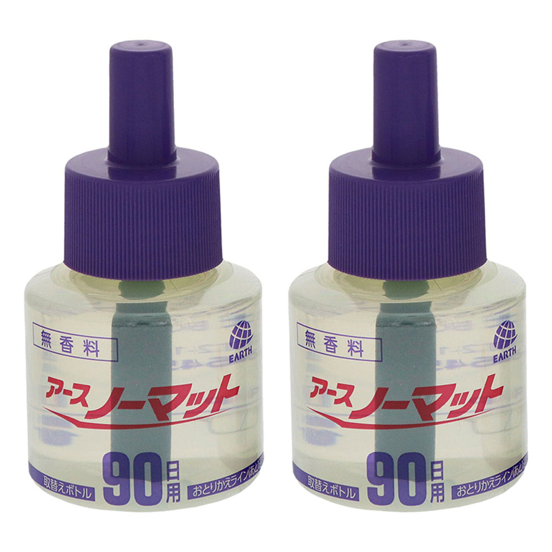 アースノーマット 取替えボトル 90日用 無香料 2本 45ml