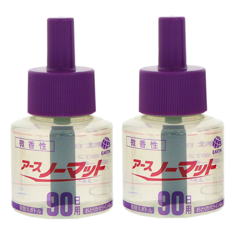 アースノーマット 取替えボトル 90日用 微香性 2本 45ml