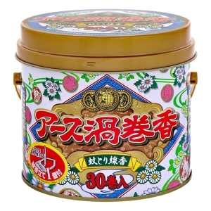 アース渦巻香 蚊取り線香 缶入 30巻