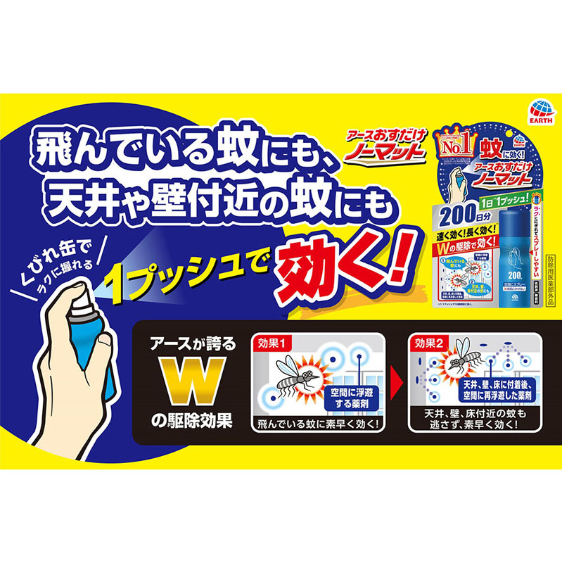 おすだけノーマット スプレータイプ 200日分