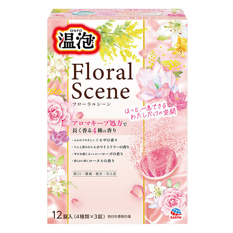 温泡 フローラルシーン 12錠入【医薬部外品】