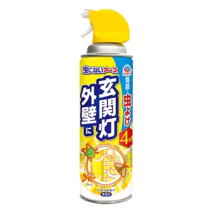 虫こないアース 玄関灯 外壁に 虫よけスプレー 450ml