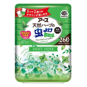 アース天然ハーブの虫よけパール 260日用 ミントハーブ 380g
