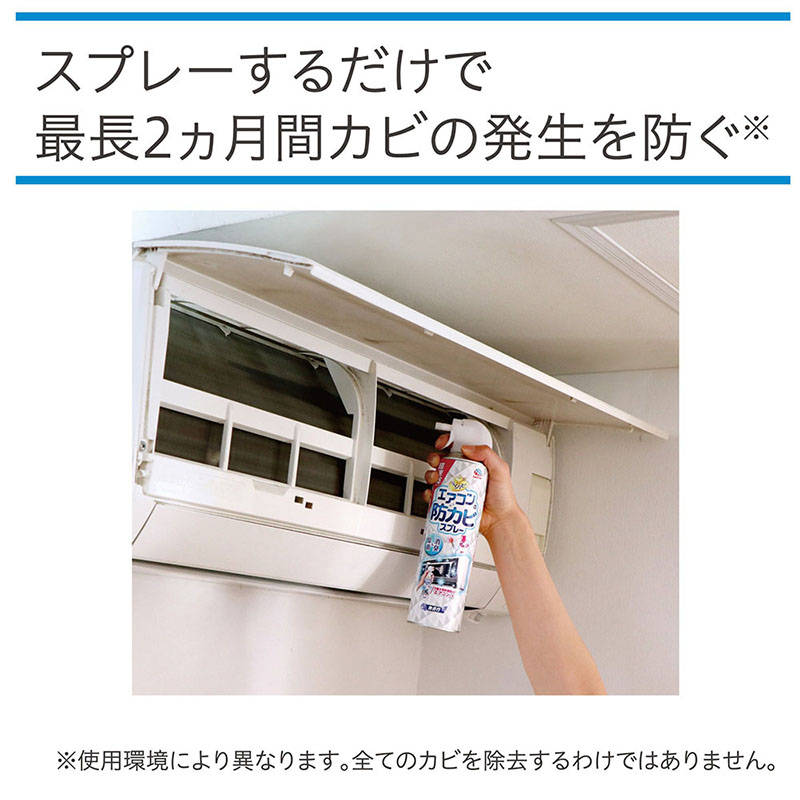 らくハピ エアコンの防カビスプレー 無香性 350ml