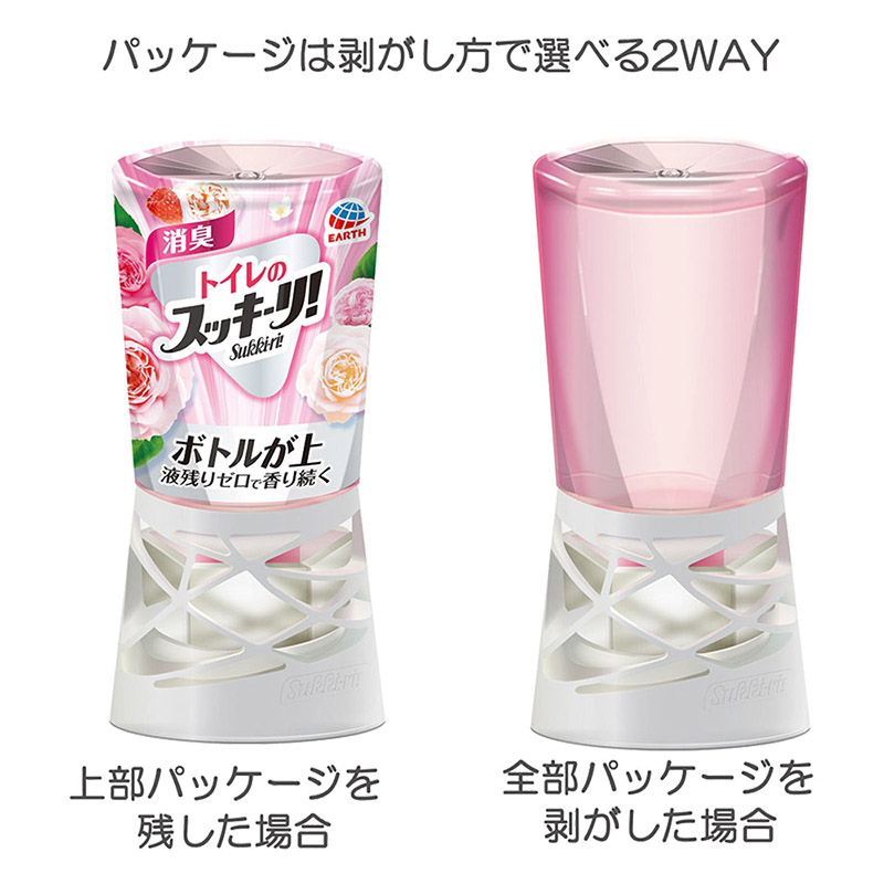 スッキーリ！ トイレ用 可憐なホワイトフローラル 400ml
