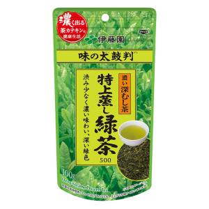 味の太鼓判 特上蒸し緑茶500 100g