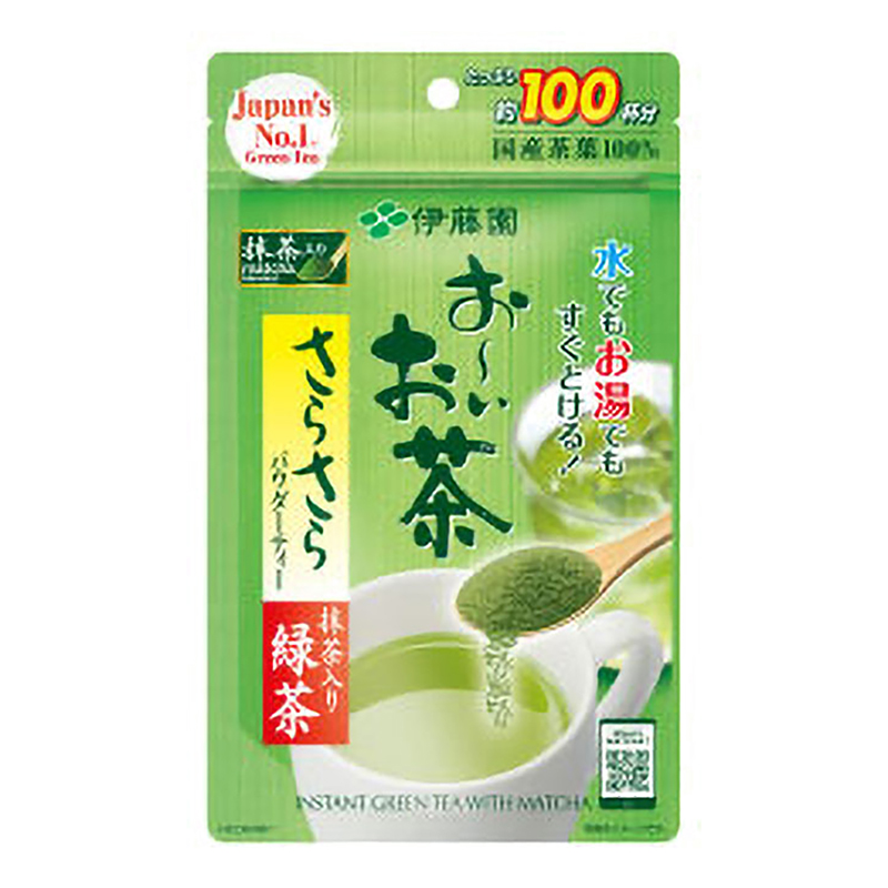 おーいお茶 さらさら抹茶入り緑茶 80g