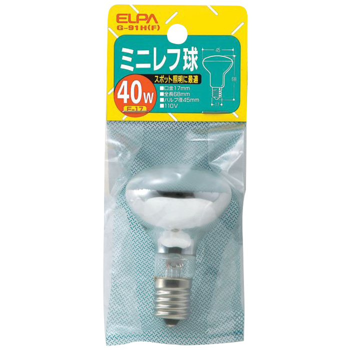 ミニレフ電球 40W G-91H