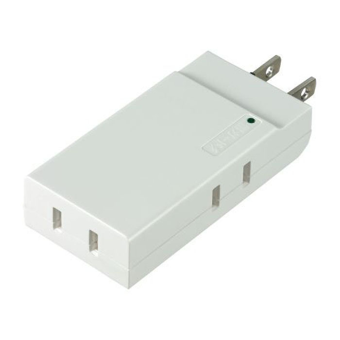 コンパクトタップ耐雷3個口 A-CT003SB(W)