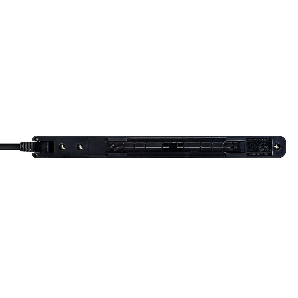 耐雷スリム回転電源タップ 7個口2m WBS-SL702SB(BK)