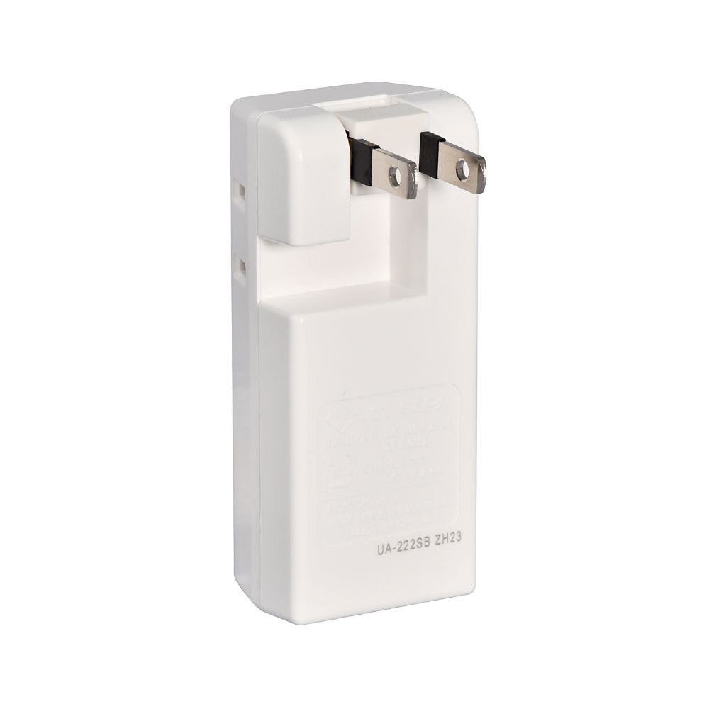 耐雷USB電源タップ2.4A2 UA-222SB