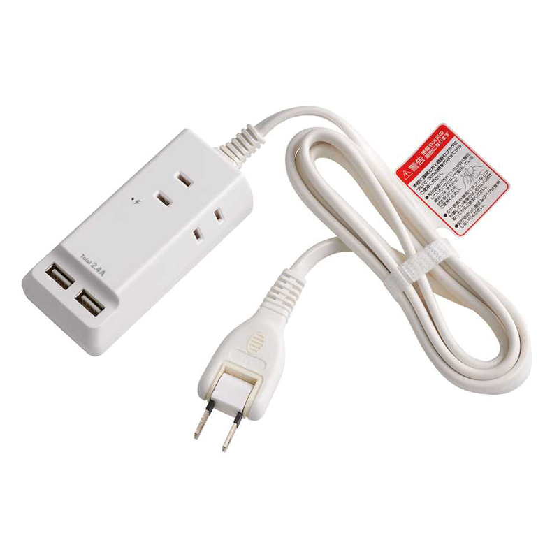 耐雷USB電源タップ1.5m WL-2215SU
