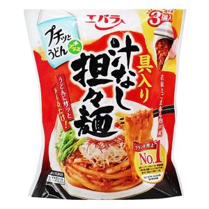 エバラ プチッとうどんプラス具入り 汁なし担々麺 40g×3個入