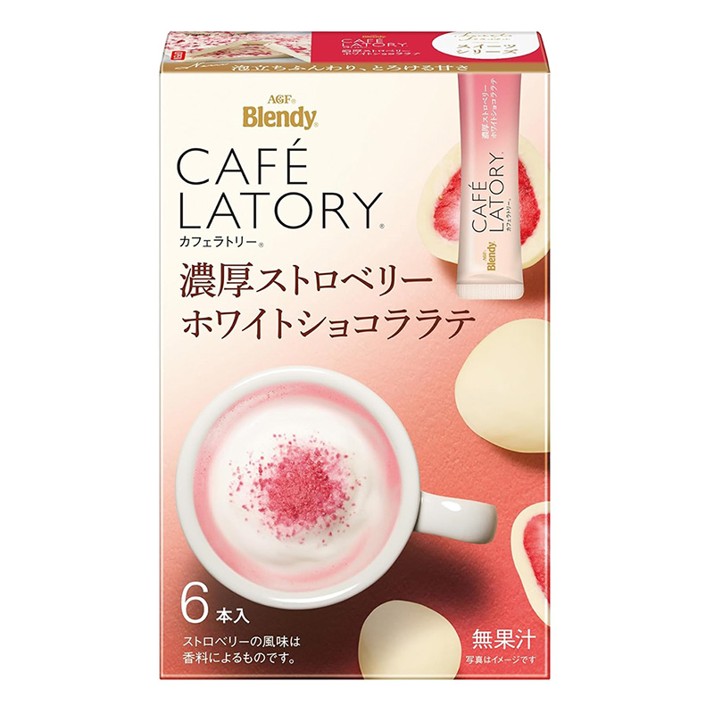 ブレンディ  カフェラトリー 濃厚ストロベリーホワイトショコララテ 6本入