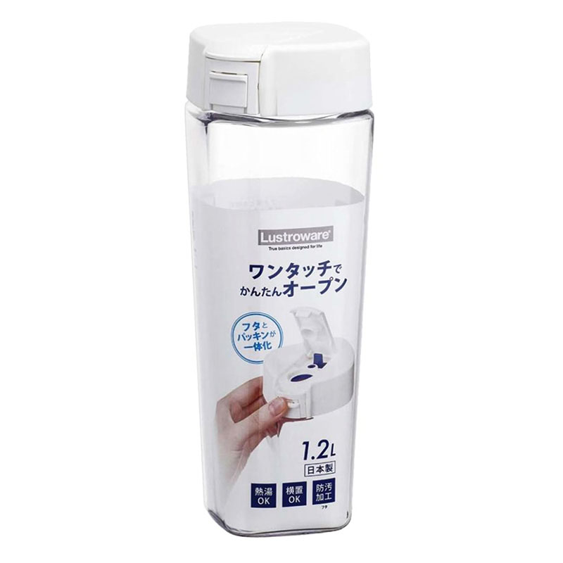 タテヨコ シームレスピッチャー 1.2L ホワイト